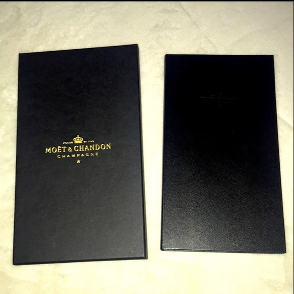 MOET & CHANDON Black Cellar Notebook Journal with Gift Box - Picture 2 of 12